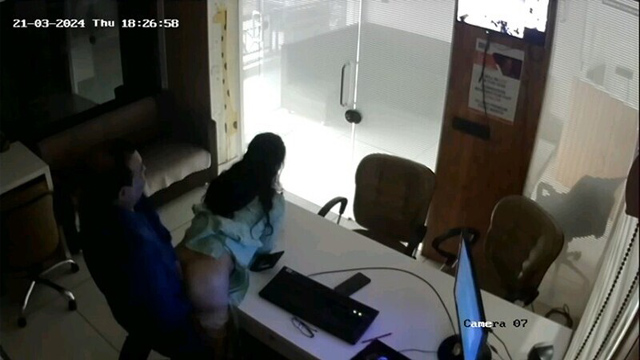 Indian Secretary Fucked by – Manager in Office CCTV Cam – chiggywiggy Liked Pron Video